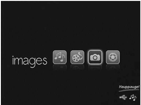 HAUPPAGE MEDIA MVP-HD - Menu principal - 3