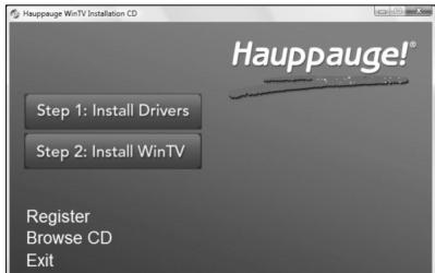 HAUPPAGE NOVA-T/TD-STICK/HVR-900 - Installation des pilotes et applications - 2