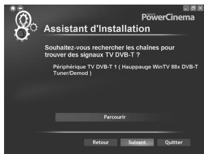 HAUPPAGE NOVA-T/TD-STICK/HVR-900 - Recherche des chaînes TNT - 1