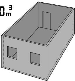 HILTI PD 10 - Détermination du volume d'une pièce - 5