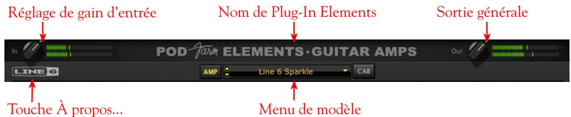 LINE 6 POD FARM 2 - I - Barre de contrôle principale d'Elements - 1