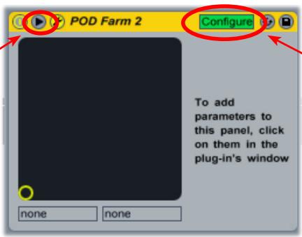 LINE 6 POD FARM 2 - Accès aux paramètres de POD Farm 2 dans l'application hôte pour l'automation - 3