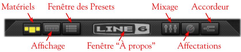 LINE 6 POD FARM 2 - I - Barre de contrôle principale - 4