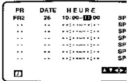 TARGA VCR-5100 - Changer les événements à temporisation - 1