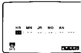 TARGA VCR-5100 - Réglage de l'horloge - 1