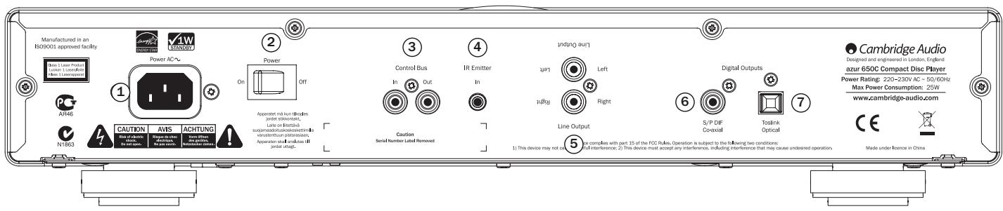 CAMBRIDGE AUDIO AZUR 550C - Garantie limitée - 1