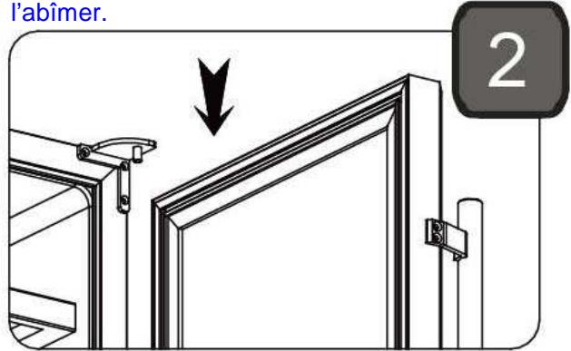 LA SOMMELIERE CVDE46 - > Inverser le sens d'ouverture de la porte - 2