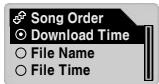 COWON IAUDIO 5 - Song Order - 1