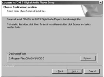 COWON IAUDIO 5 - Téléchargement et installation du firmware - 3