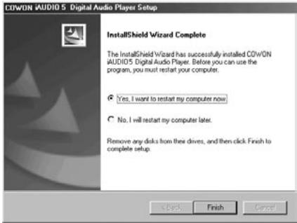 COWON IAUDIO 5 - Téléchargement et installation du firmware - 7