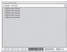 COWON IAUDIO M5 - - Configuration de la liste d'écoute (liste d'écoute M3U) - 1
