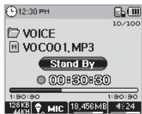 COWON IAUDIO M5 - Opérations simples : changement de mode - 4