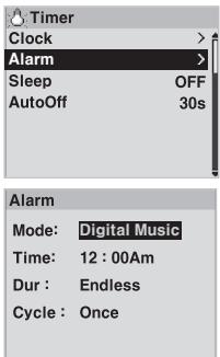 COWON IAUDIO M5 - Backlight time(r) - 1