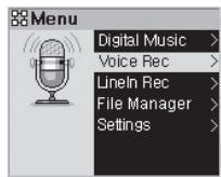 COWON IAUDIO M5 - Menu - 2