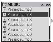 COWON IAUDIO M5 - Configuration de la fonction répétition - 9