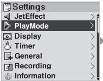 COWON IAUDIO M5 - Opérations simples : utilisation du menu - 3