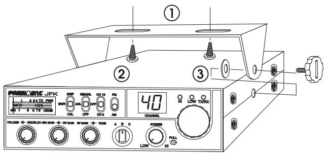 PRESIDENT JFK - 1) WHERE AND HOW TO MOUNT YOUR MOBILE CB RADIO: - 1