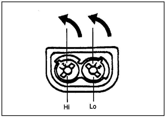 ECHO CS-3400 TYPE 1 - RéGLAGE POUR HAUTE ALTITUDE - 2