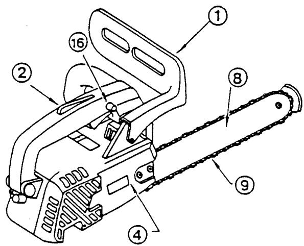 ECHO CS-3400 TYPE 1 - NOMENCLATURE DES PIEÇES - 1