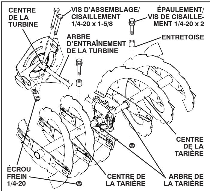 POULAN PRO 961980019 - VIS DE CISAILLEMENT DE LA TURBINE - 1