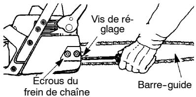 POULAN 2375 - Réglage de la tension: - 1