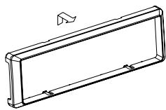 ZENEC ZE-MC194 - Den Abdeckzierrahmen entfern. - 1