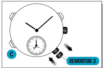 SEIKO 7T32 - Programmation de l'heure de sonnerie - 1