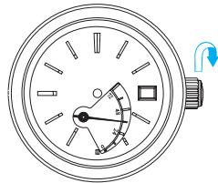 SEIKO 5R65 - Comment remonter à la main le dessort moteur en tournant la couronne - 1