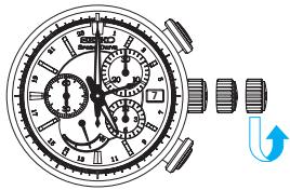 SEIKO 5R86 - Réglage de l'aiguille de 24 heures comme repère de double fuseau pour un "fuseau horaire différent - 2