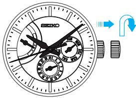 SEIKO 6R20 AUTOMATIC - Réglage de l'heure, du jour et de la DATE - 1