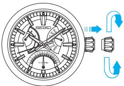 SEIKO 6R21 AUTOMATIC - Réglage de l'heure, du jour et de la DATE (pour CAL. 6R24) - 1