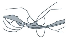 SEIKO CV10_MANUAL_ITA - Quick Start Eseguire i passi da a per posizionare il cardiofrequenzimetro e l'apparecchio SDM Pod e prepararsi per la corsa. - 3