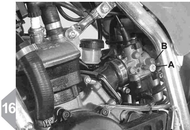 GAS GAS TXT BOY - Carburateur - Réglage du câble des gaz - 2