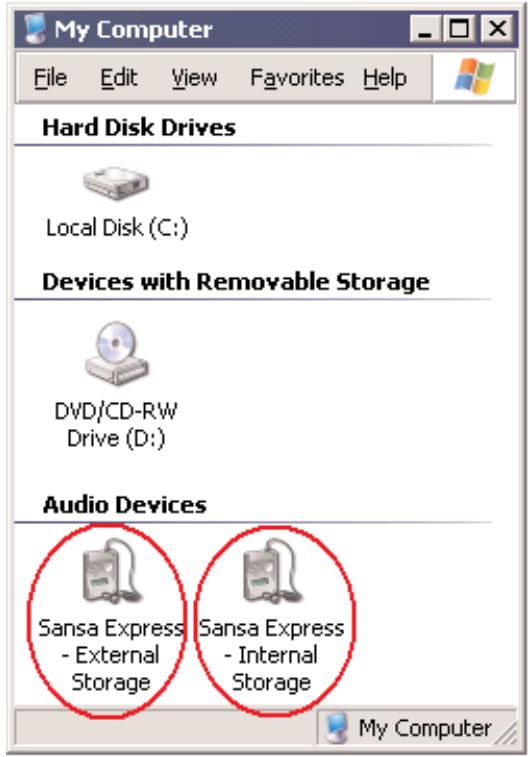 SANDISK SANSA EXPRESS - Connexion à l'ordinateur - 2