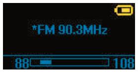 SANDISK SANSA EXPRESS - Écoute de la radio FM - 1
