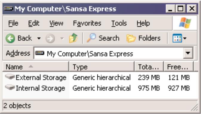 SANDISK SANSA EXPRESS - Transfert de musique - 2