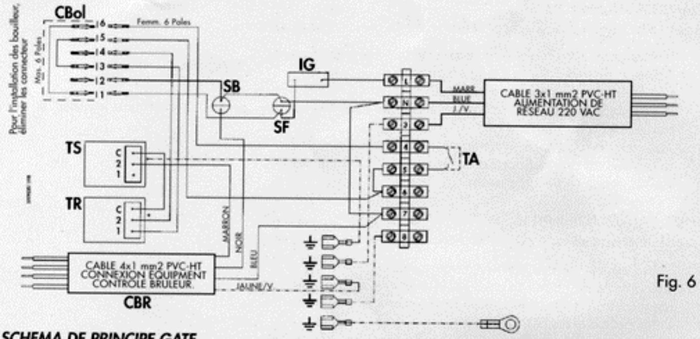 ASTON THERMICA GATE - BRANCHEMENTS ELECTRIQUES ET SCHEMAS - 2