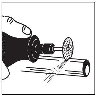 DREMEL 398 - Consignes d'utilisation pour l'outil rotatif et l'accessoire à arbre flexible - 6