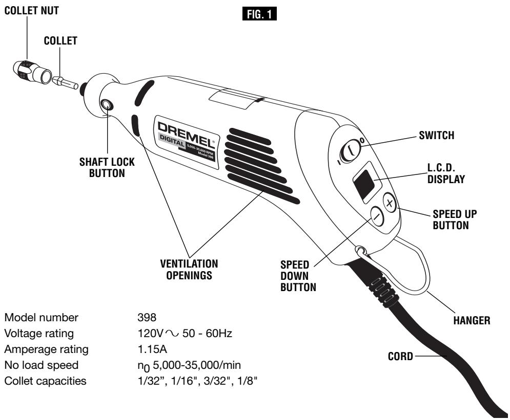 DREMEL 398 - Functional Description and Specifications - 1