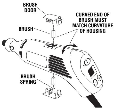 DREMEL 398 - CARBON BRUSHES - 1