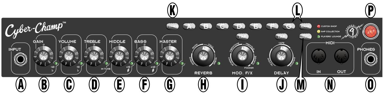 FENDER CYBER-CHAMP - accordeur - 2