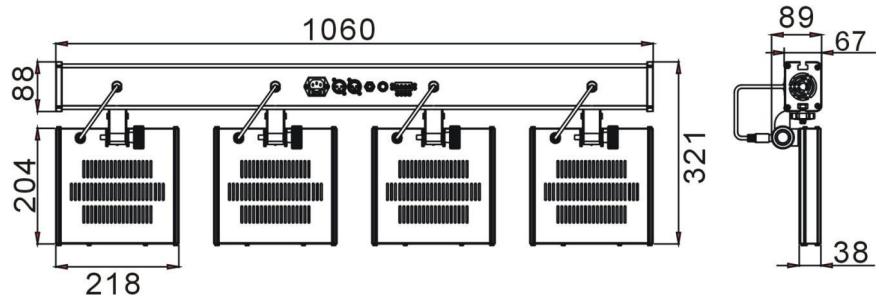 JBSYSTEMS LED DJ-BAR - TECHNISCHE EINZELHEITEN - 1