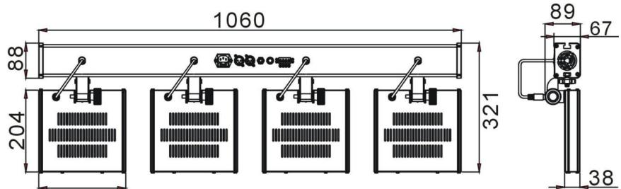 JBSYSTEMS LED DJ-BAR - ESPECIFICACIONES - 1