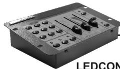 JBSYSTEMS LED DJ-BAR - Electrical installation in Master/slave-mode with the LEDCON-02 remote: - 1