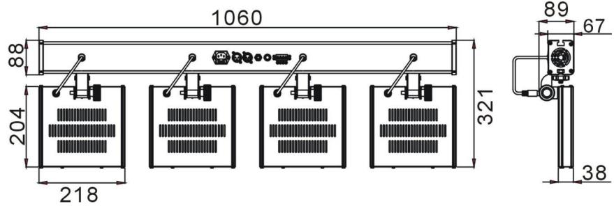 JBSYSTEMS LED DJ-BAR - ESPECIFICAÇÖES - 1