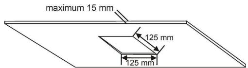 JBSYSTEMS LP-8115 - Einbau des LP-8115/LP-8140 in eine Montageplatte MIT HILFE VON FEDERKLEMMEN: - 2