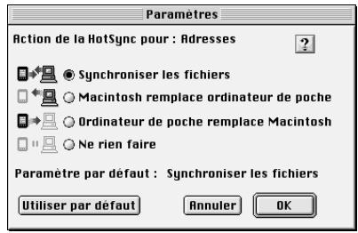 PALM M130 - Pour restaurer vos données à partir d'un macintosh après une réinitialisation matérielle : - 2