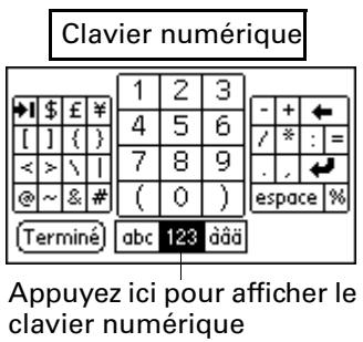 PALM M130 - Clavier logiciel - 3