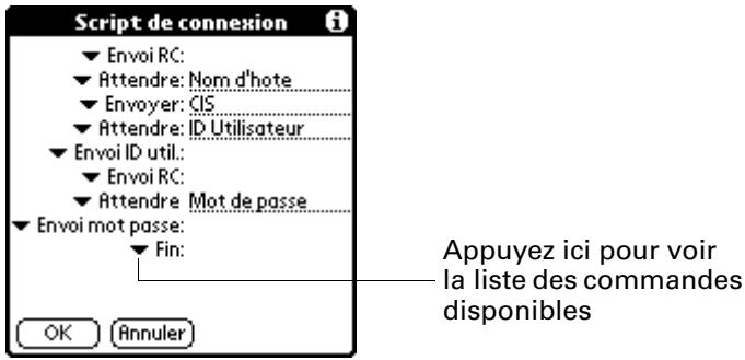 PALM M130 - Scripts de connexion - 1