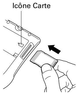 PALM M130 - Insertion d'une carte d'extension - 1